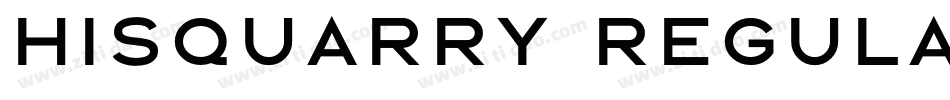 HISQUARRY Regular字体转换